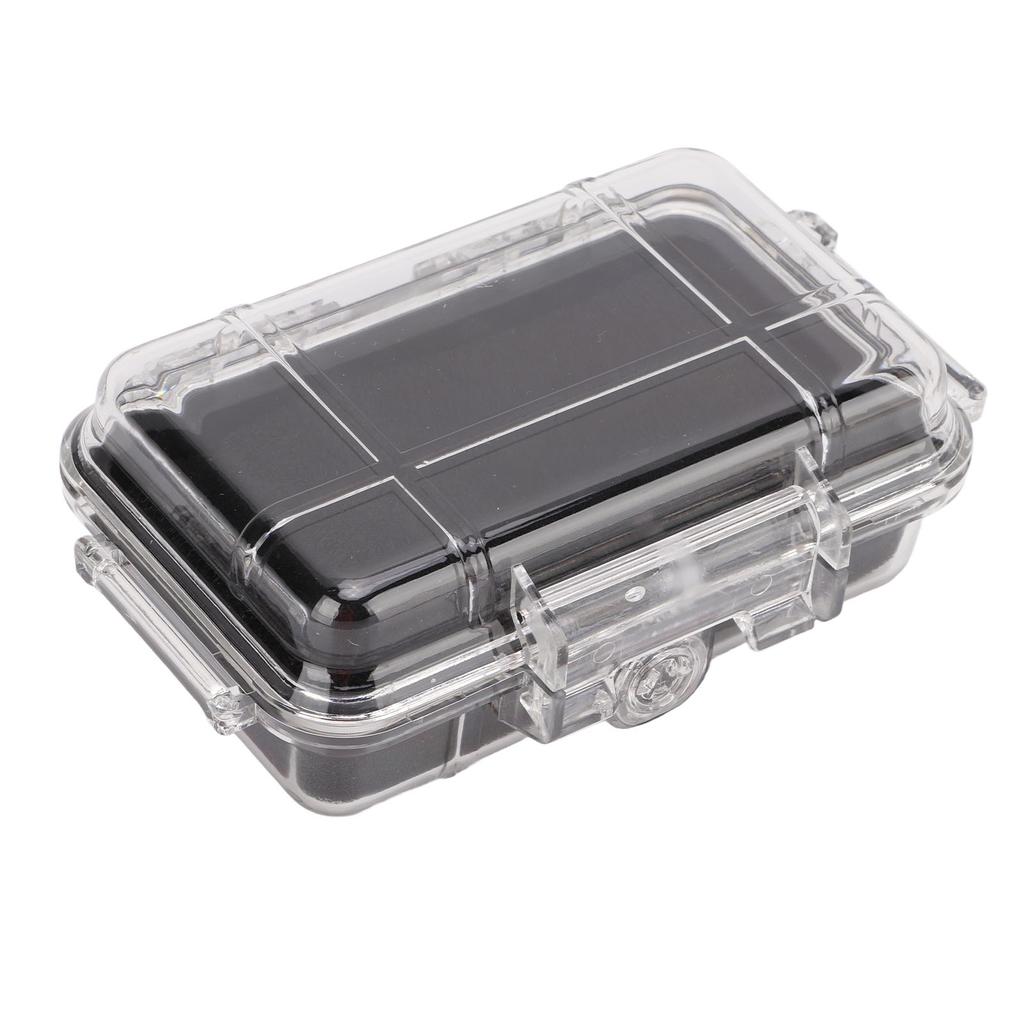 Plastic Shockproof Box with Shock Absorption Liner Outdoor Waterproof Airtight Case Transparent