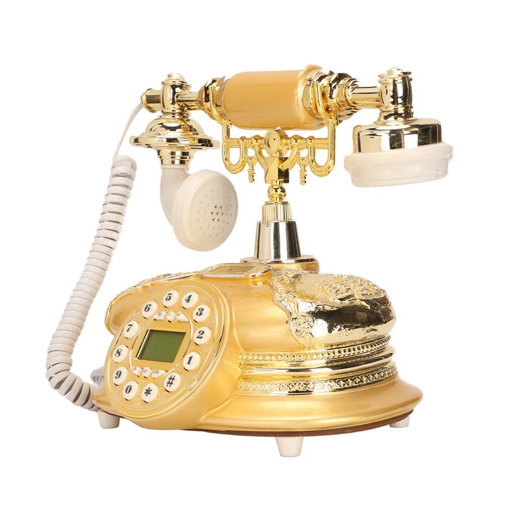 MS‑5600A Europäisches Vintage-Telefon Klassisches LCD-Display Anrufer-ID Retro-Telefon für Wohnzimmer