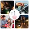 Mini-Portemonnaie Herz-LED-Licht Handtaschenlampe Sensoraktiviert Tragbar Automatische Beleuchtung Tasche Licht für Frauen Mutter Freunde