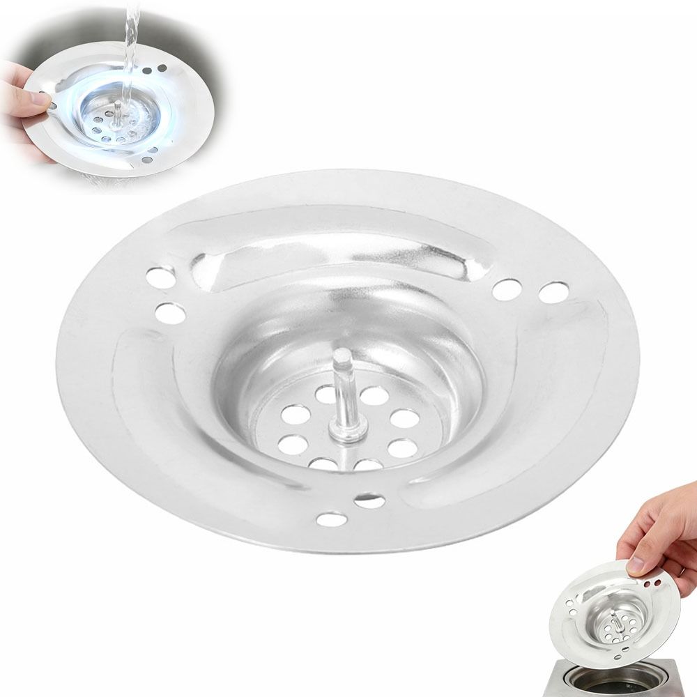 Durable Stainless Steel Vortex Floor Drain Mesh Preventing Blockage Sink Strainer Filter Sink Strainer Bathroom