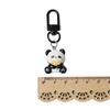 Lovely  Small Panda Animal Keychain Sweet Versatile Backpack Decoration Accessories Creative Simple Pendant Gifts
