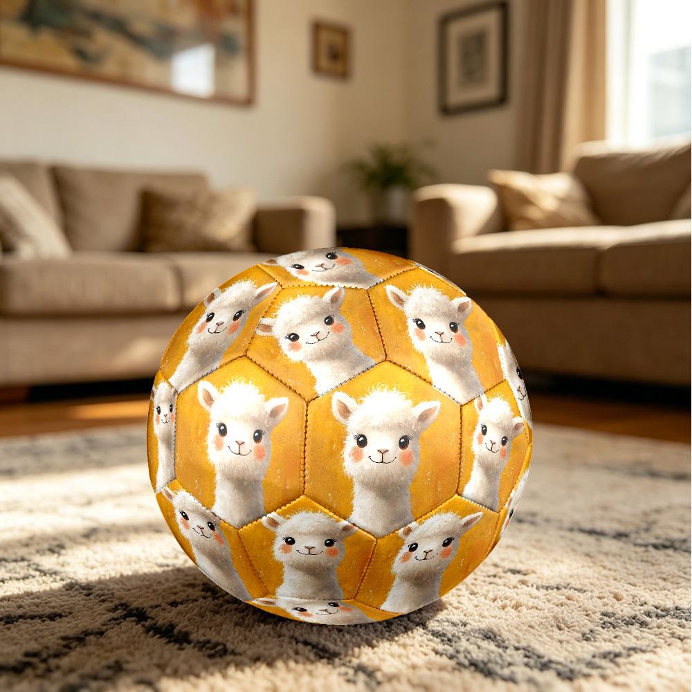1pc Alpaca Snow Size 5 Soccer Ball Professional Match Training Football Indoor &Outdoor Sports Ball Lightweight Durable C65110