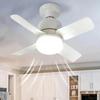 With Remote Control E27 Socket Ceiling Fan Wireless Fans Lighting  Office Garage Restaurant