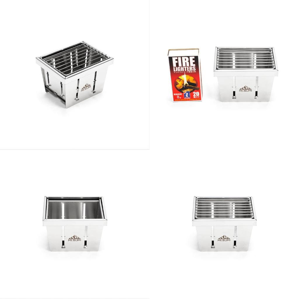 PerfectGrill Micro PerfectGrill micro Schneller Grill für eine Person Mt.SUMI (Gerade) / (Gerade) / Grill, Faltbar, Kompakt, Taschenformat, Einzelperson,