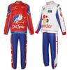 Filme Ricky Bobby Cosplay Uniforme Roupa de Corrida Top Calças Fantasias de Halloween Carnaval Traje de Roleplay Suit
