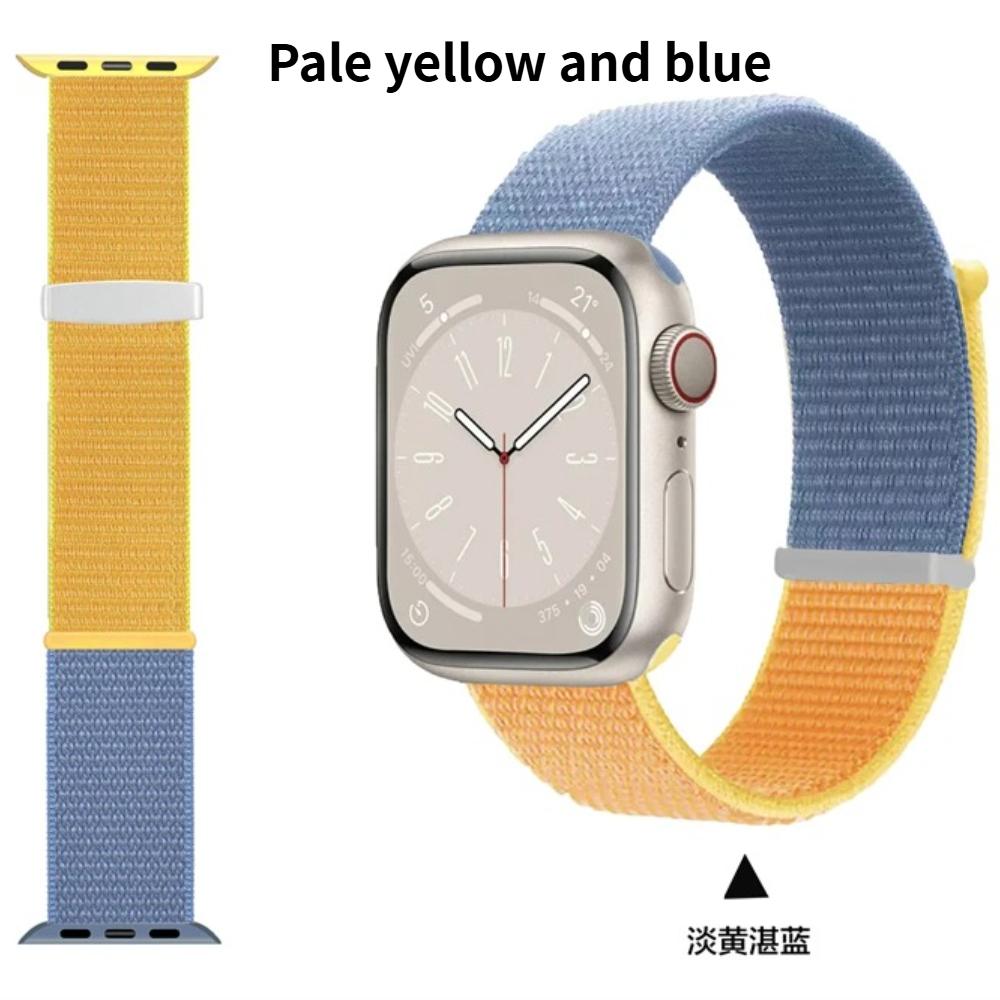 

Нейлоновый ремешок-петля для Apple Watch Series11 46 мм 45 мм 44 мм 41 мм 42 мм 40 мм 38 мм Ремешок-браслет для IWatch Ultra3 49 мм 10 9 8 7 6 SE 5 Умный ремешок Series11 46mm