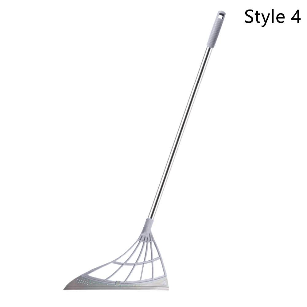 Lazy Broom Silicone Broom Water Stain Remover Floor Scraper Self-Cleaning Broom  Home Cleaning Tool