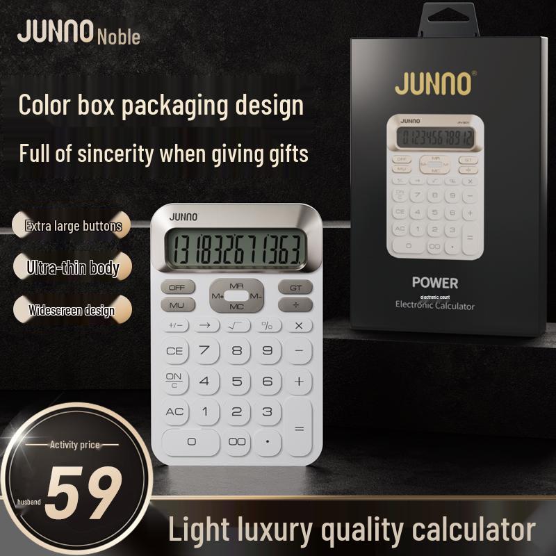 Zuneng Advanced Large Screen Financial Calculator for Office and Business Use