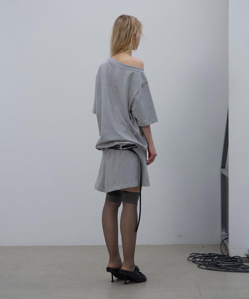 Lcdc Tm Asymmetric Off-Shoulder Dress (Melange Grey)