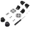 Controller Replacement Kit for PS5 Handle Conductive Rubber Pad Rocker 3D Plastic Cap L12 Replacement Buttons Set