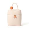 Francfranc Wave Shape Vanity Pouch, Small, Ivory, Makeup Pouch, Accessory Case