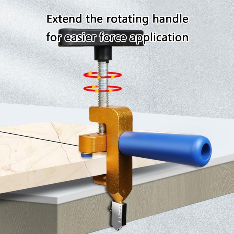 High Strength Alloy Blade 2 In 1 Tile Cutter Breaker for Accurate Tile Cutting for Home Renovations and Professional Use