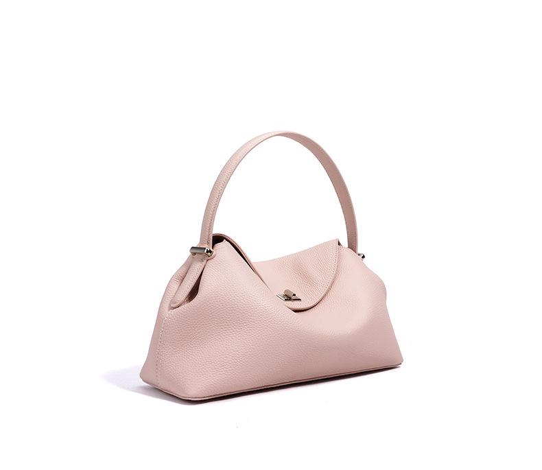 2025 Versatile Genuine Leather Handbag: Top Layer Cowhide, Fashionable Spring Single Shoulder & Crossbody Bag