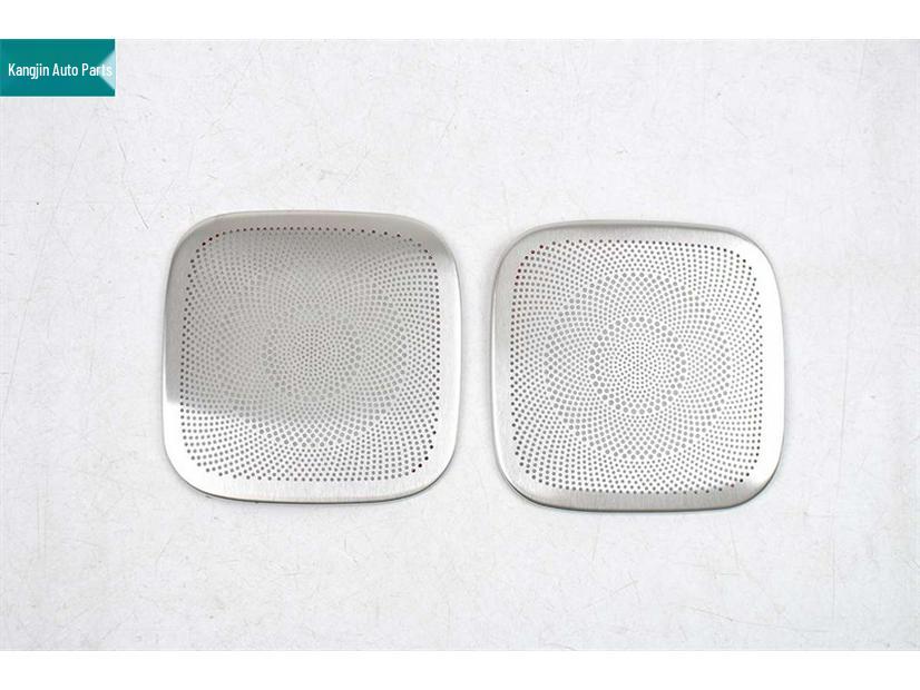 Stainless Steel Silver Front & Trunk Speaker Covers for ZEEKR 001