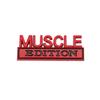 1Pc 3D Metal Muscle Edition Logo Car Front Grille Badge Side Fender Rear Trunk Emblem Sticker Decal