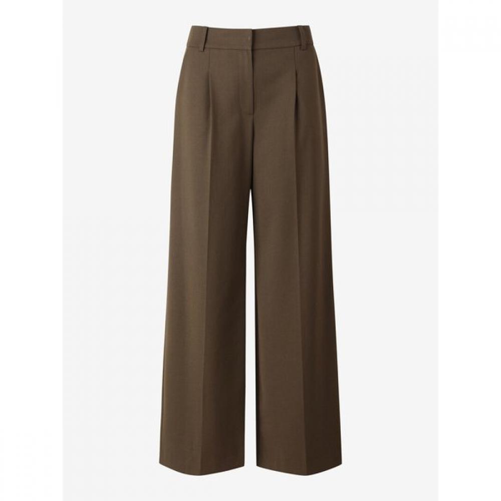 Cc Collect Wool Blend Wide Pants One Tuck  C253msa001c 