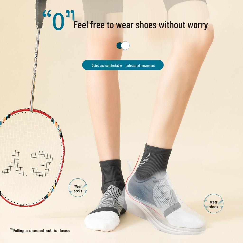 Meikes Anti-Sprain Ankle Support Socks for Sports and Dance
