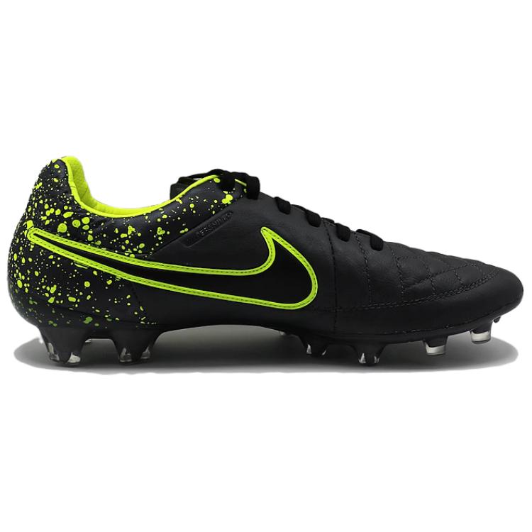 Nike Tiempo Legend 5 FG Soccer Cleat Men Cleats Black Anthracite Black-Volt 631518-006