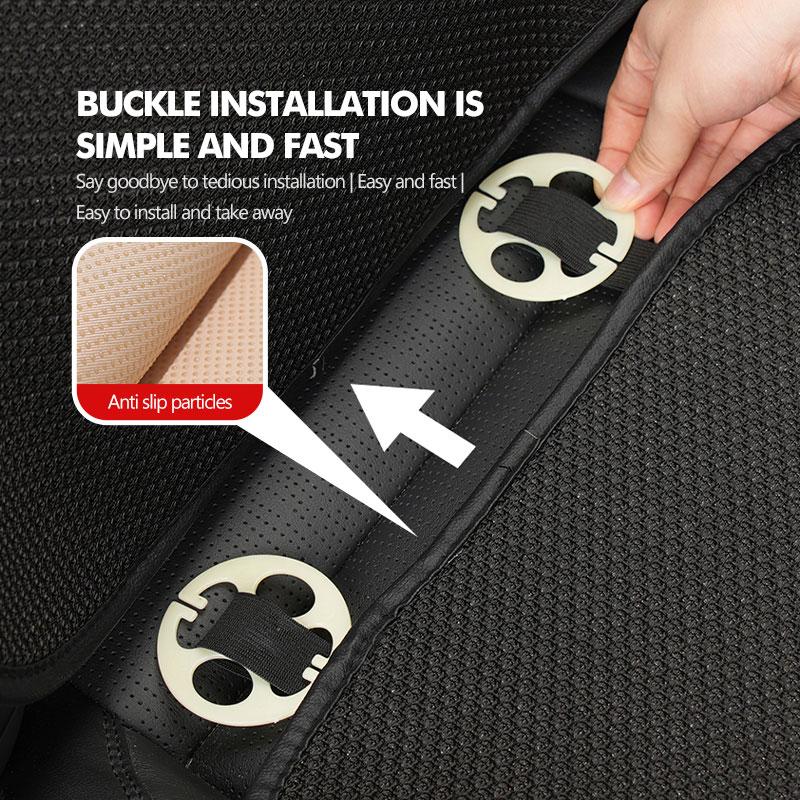 Car Ice Silk Seat Pad Breathable Mat Lumbar Support Mat Accessories For KIA Rio K5 K2 Sportage Ceed Sorento Picanto Stinger Soul QD2