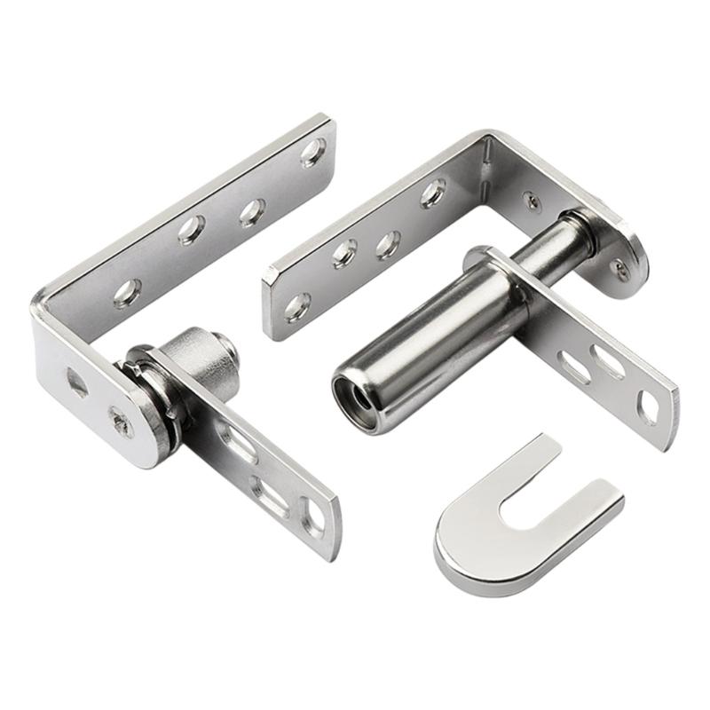 Stainless Steel Hinges with Auto Close Feature for Double Doors Easy to Install Double Door Hinges with Automatic Swing