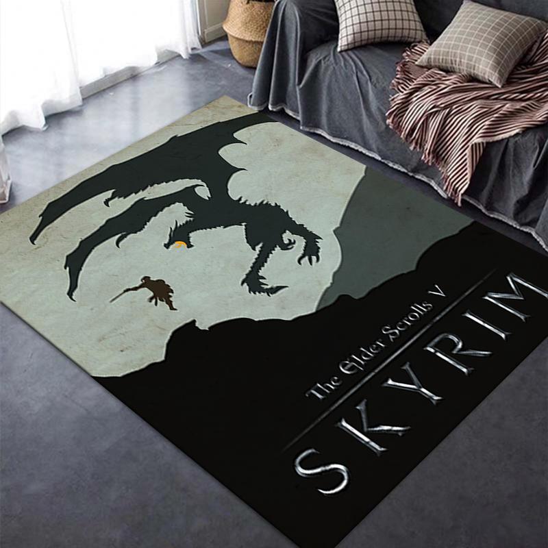 2025 New Skyrim Carpet Rug for Living Room Bedroom Home Sofa Decoration,Kids play Non-slip Floor Mat167