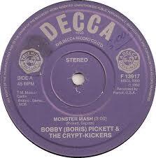 

7inch Record BOBBY (BORIS) PICKETT & THE CRYPT-K - Monster Mash F13917 Decca 1986 UK Pop Used