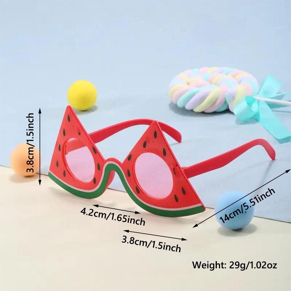 Cartoon Sunglasses Strawberry Pineapple Fruit Shaped Party Sun Glasses Funny Po Booth Props for Summer Hawaiian Supplies