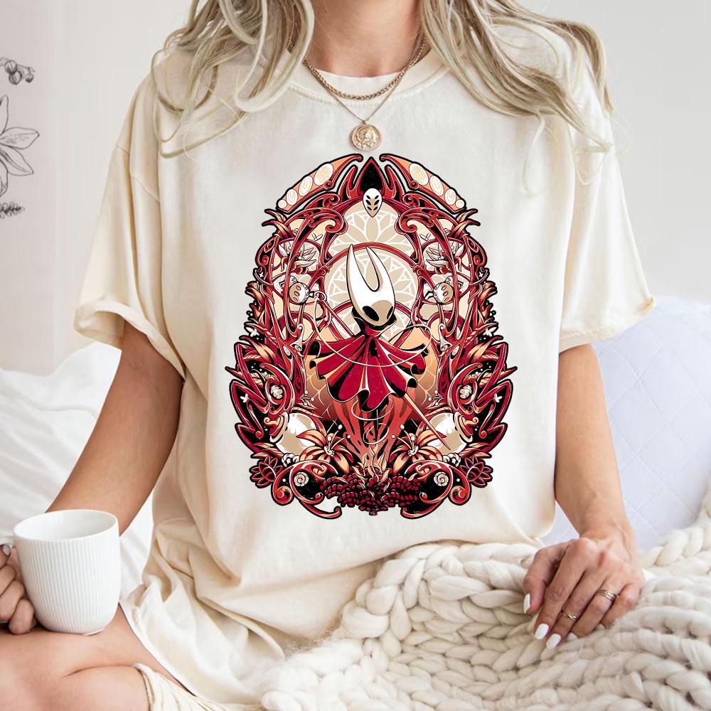 Hornet Hollow Knight Silksong Shirt Gothic Indie Game Graphic Tee TShirt Clothing Graphic Short Sleeve Shirt Unisex Unisex Women