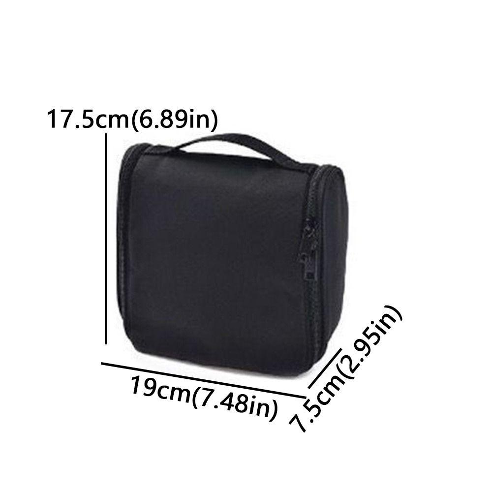 Foldable Travel Cosmetic Bag Waterproof Toiletry Bag Carabiner Folding Wash Bag  Home & Travel