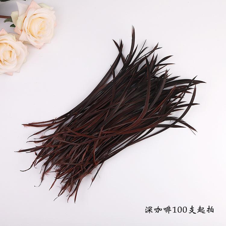 50Pcs Various Colors 12-20Cm High Quality Goose Feather Torn Unilateral, Colored Feathers, Feather Products