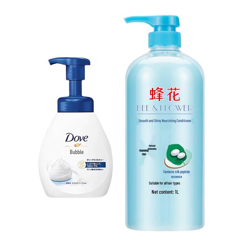 Dove Gentle Foaming Hand Wash & Nourishing Conditioner Set