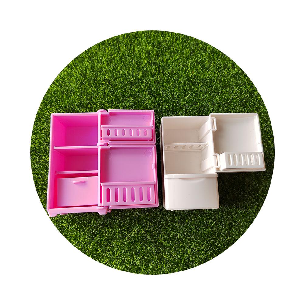1/12 Kitchen Furniture Refrigerator Sets Miniature Fridge Model Doll House Accessories Girl Gift