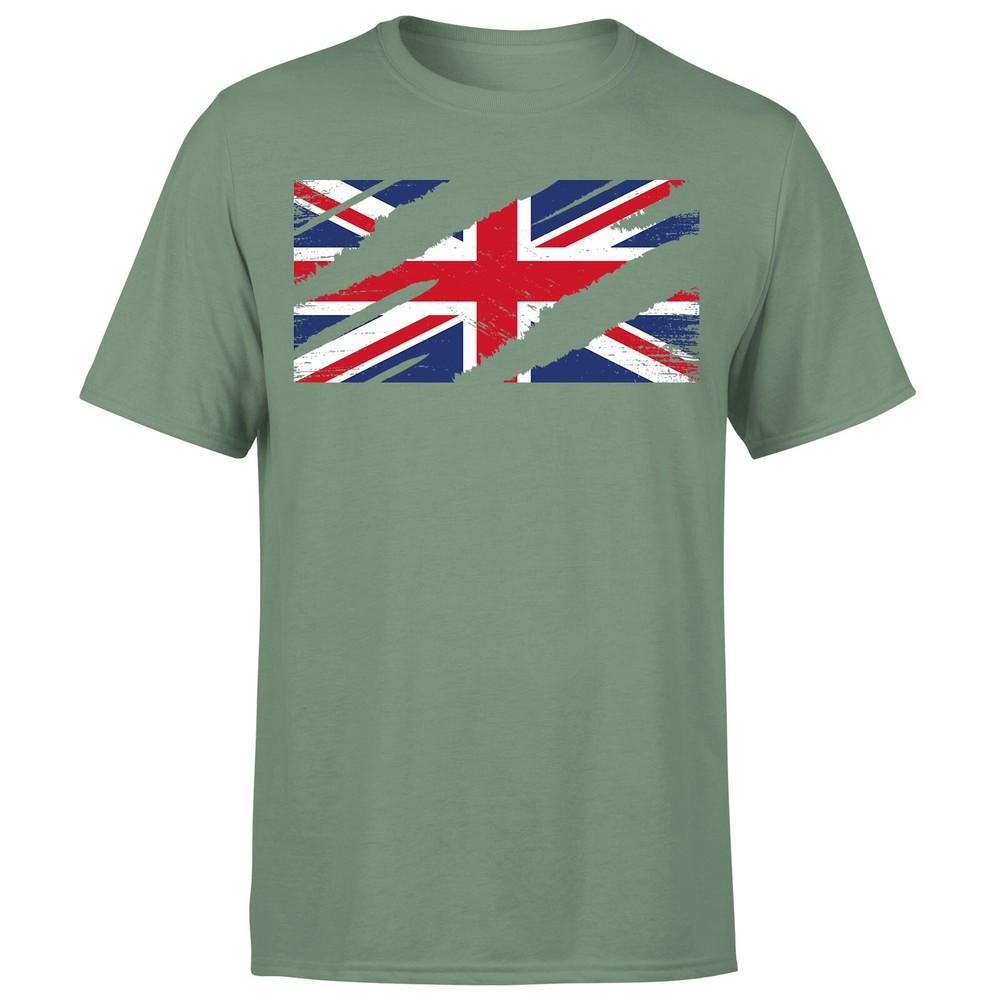 Torn Union Jack Flag TShirt Funny Country British Football Unisexs T ShirtOrP1A