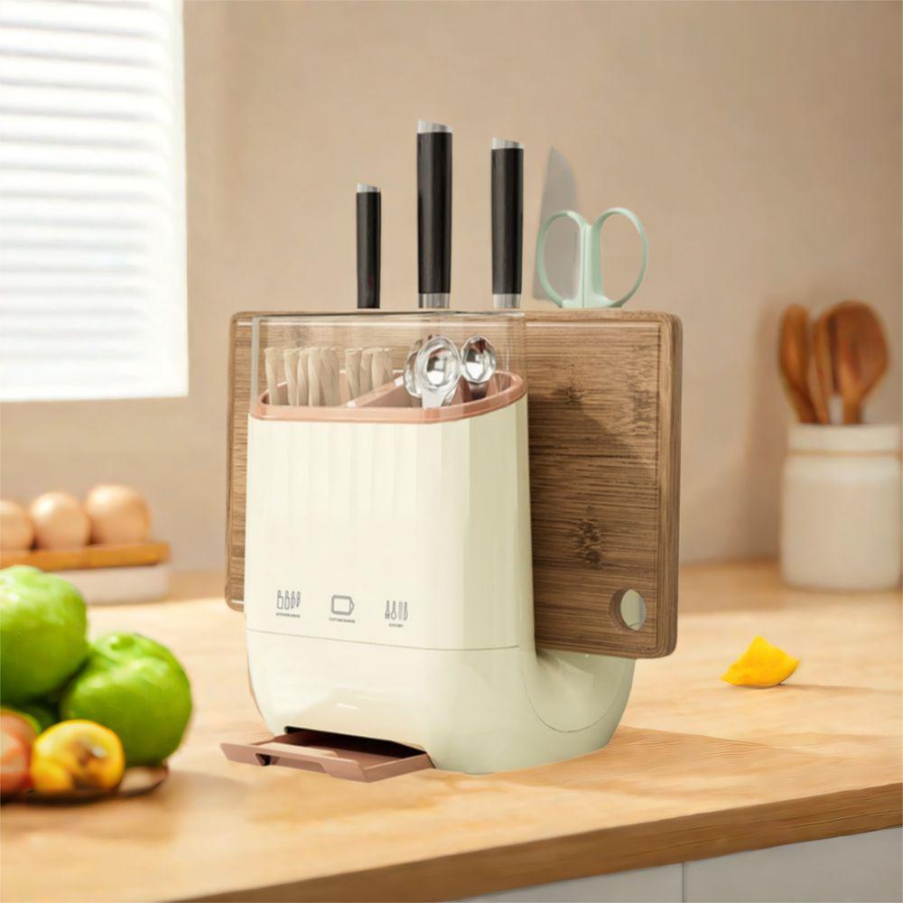 Large Capacity Cutting Board Holder Anti-slip Cutter Holder Utensil Chopstick Holder  Countertop