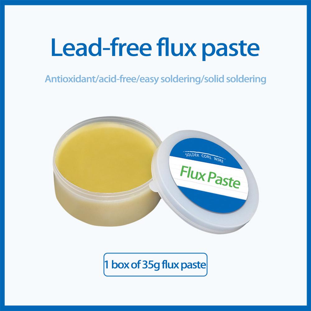 Güçlü, Kolay Kaynak ve Kalay İletkenliği için Kurşunsuz Sarı Reçine Akı Lehim Macunu