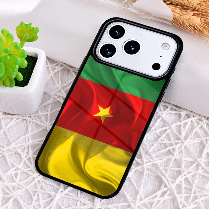 Cameroon National Flag Phone Case for iPhone 17 Air 16 15 11 12 14 13 Pro Max Shockproof Cover