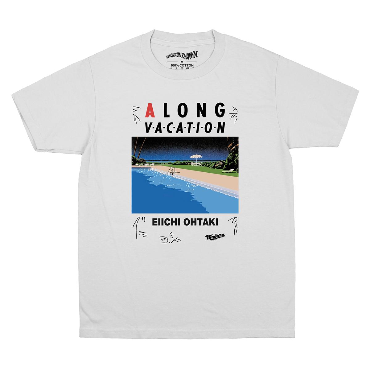 Футболка Ohtaki Eiichi A LONG VACATION Hiroshi Nagai Happy End City Pop Хлопок Унисекс Одежда Футболка с коротким рукавом S