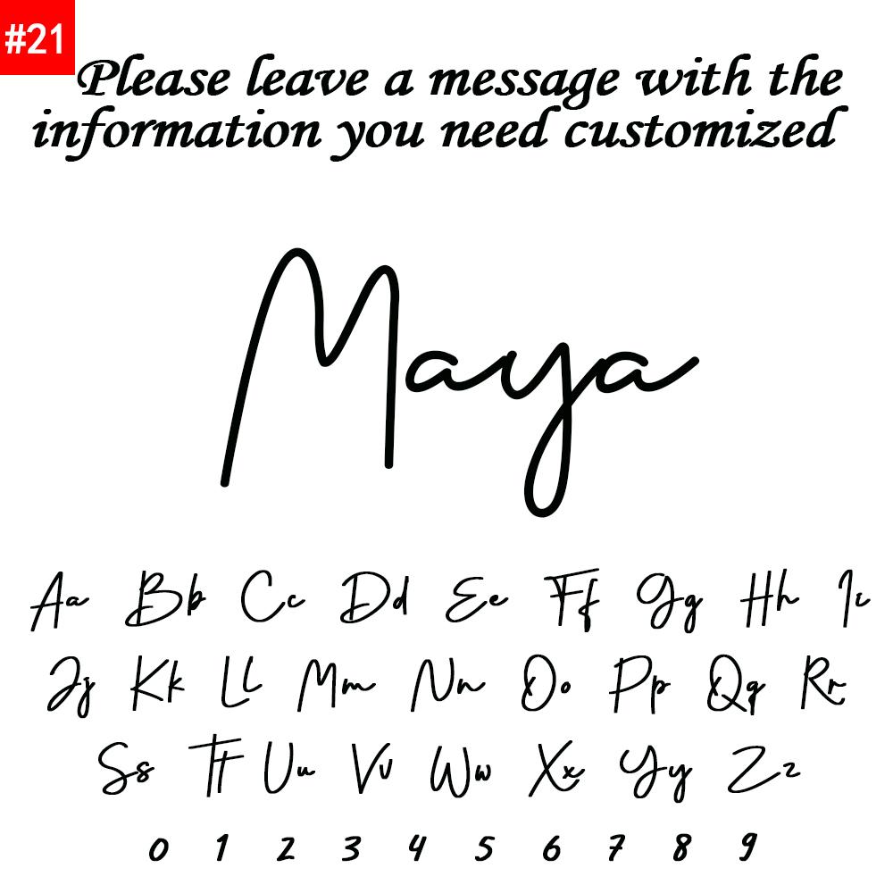 Personalisierte Buchstabenkette aus Edelstahl, schlichter Anhänger, Schlüsselbeinkette, Damenschmuck, Valentinstagsgeschenk