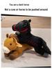 2026 Year of the Horse Zodiac Mascot Plush Toy - Black Horse New Year Gift