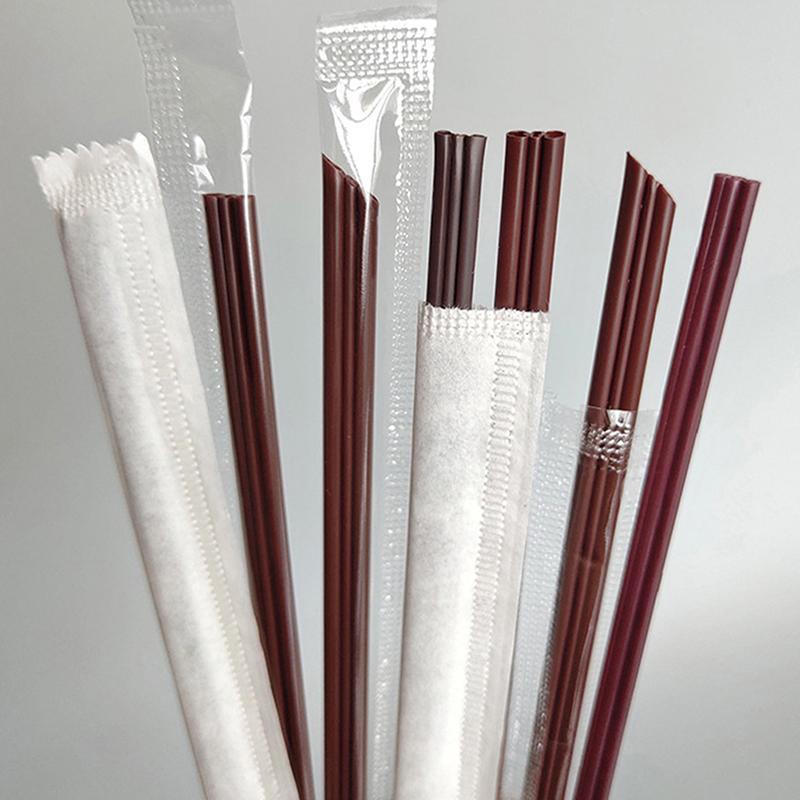 100 Buc 18Cm Plastic de Unică Folosință Design cu 3 Găuri Batoane pentru Amestecat Cafea Petrecere de Ziua de Naștere Nuntă Paie pentru Băut Cocktail Consumabile Accesorii Bucătărie