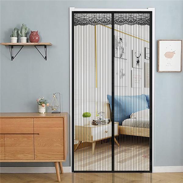 2024 Summer Mosquito Net Door Screen Curtain Anti Insect Kitchen Curtains Door Window Screen Magnetic Mesh Curtain