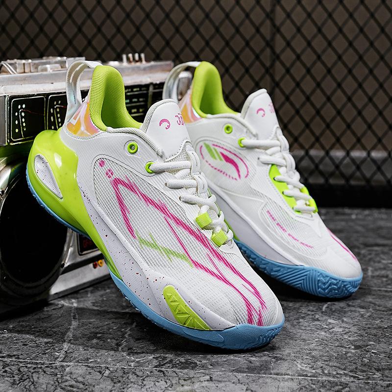 

Новые баскетбольные кроссовки низкие беговые спортивные кроссовки пара боевых ботинок мужские и женские нескользящие и износостойкие профессиональные тренировочные кроссовки 45