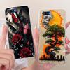 Transparent For Realme C2 Case Cover Cute Fashion Butterfly Funny Painted Casing For Realme RMX1941 RMX1945 RMX1943
