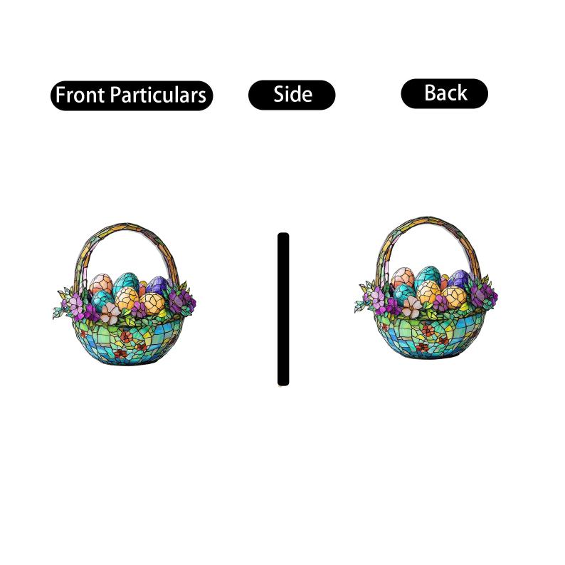2D Easter Egg Acrylic Flat Printing, Suitable For Home Wall Decoration, Hanging And Hanging