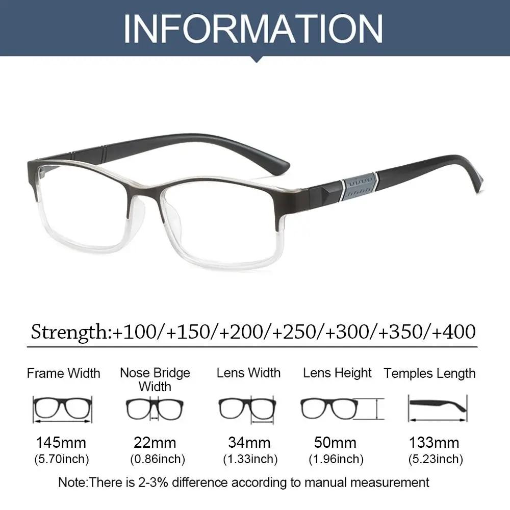 Reading Glasses Men Women High Quality Half-frame Diopter Hyperopia Eyewear Business Male Anti-Blue Light Presbyopic Eyeglasses