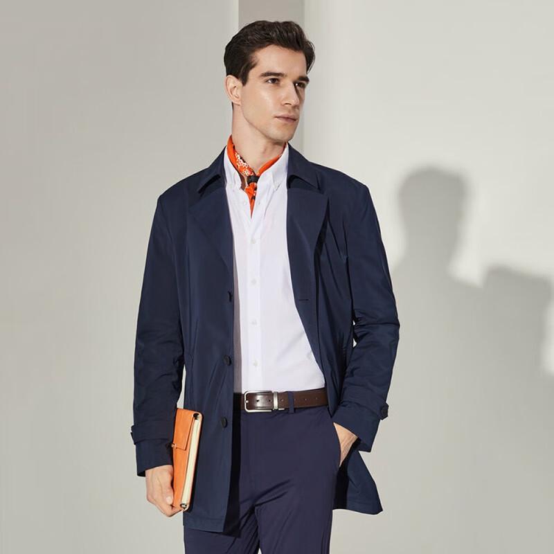 Youngor Men s Business Lapel Trench Coat 180/100A