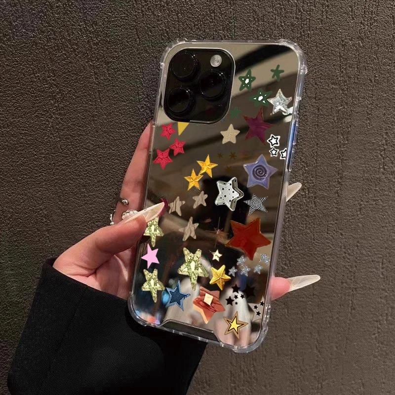 Shining Star Pattern Phone Case For iphone 17 Air 16 Pro Max 15 14 13 12 Pro Plus X XR XS MAX 8 7 Plus Cover