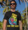 Men's Strawberry Surf T-Shirt: Fun Summer Beachwear
