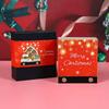 2026 Desk Calendar With Led Light Christmas Snow House Sculpture 3D Tear-Away Calendar Paper Carving Notepad Gift Home Decor