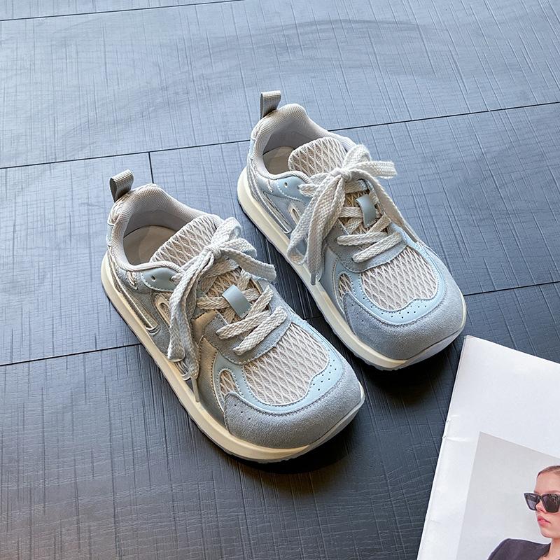 Comfortable and Versatile Women's Summer New Breathable Mesh Fashion Versatile Platform Sports and Leisure Shoes